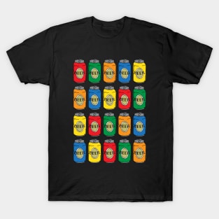 Beer Cans Popart T-Shirt